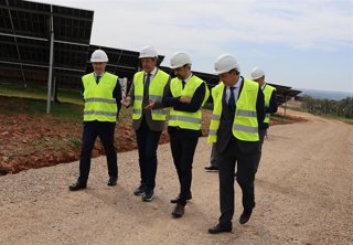 Visita a las plantas fotovoltaicas de Naturgy en Andújar