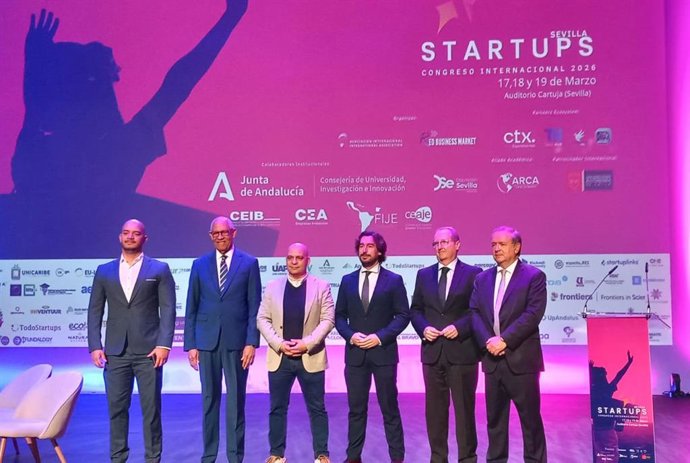 Imagen de la inauguración del III Congreso Internacional de Startups.