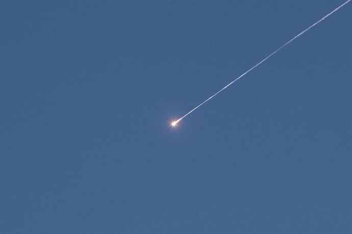 Un misil lanzado por Irán interceptado por las fuerzas israelíes