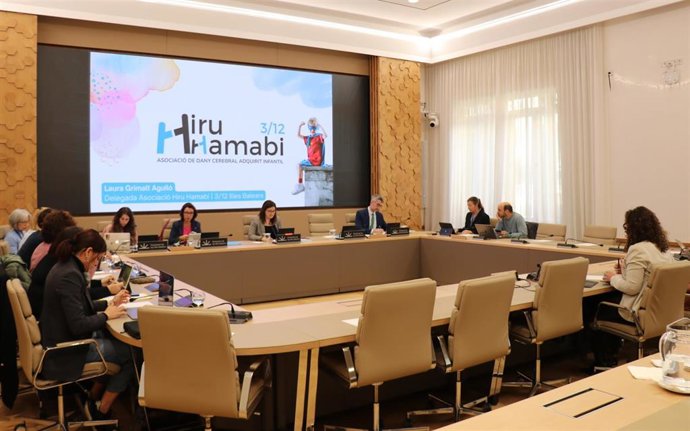 Comparecencia de la representante en Mallorca de la Asociación Hiru Hamabi en la Comisión de Salud del Parlament.