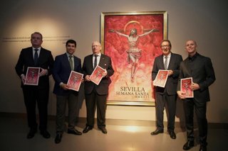 Inauguración de la exposición 'Antoine Cas + Semana Santa' en la Fundación Cajasol.