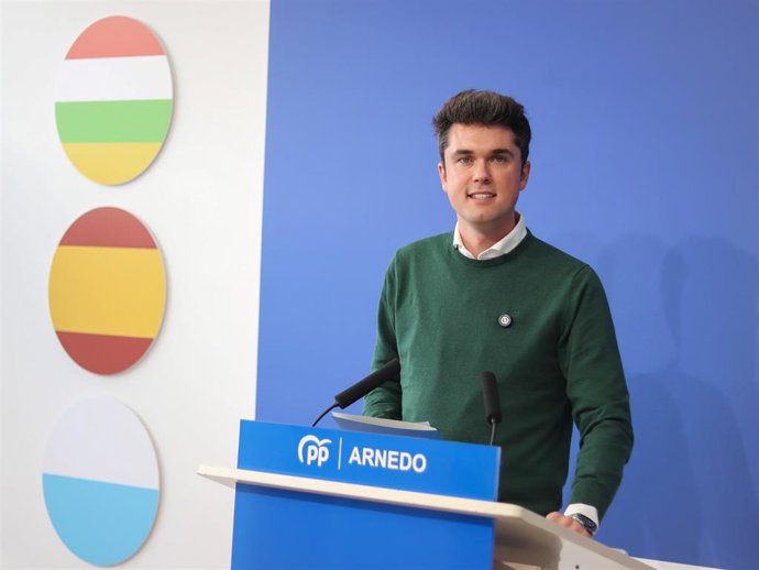 El presidente y portavoz del Partido Popular en Arnedo, Jesús Rubio.