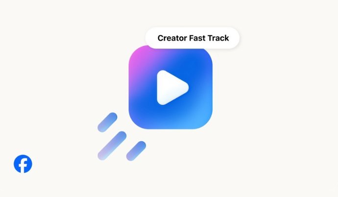 Logotipo del nuevo programa para creadores de contenido en Facebook
