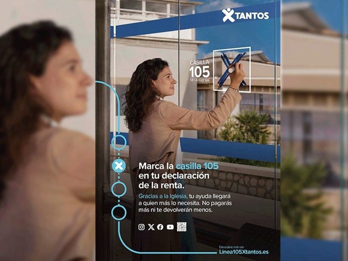 Imagen de la campaña 'Línea 105 Xtantos. Próxima parada'.
