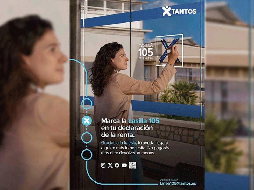 Imagen de la campaña 'Línea 105 Xtantos. Próxima parada'.