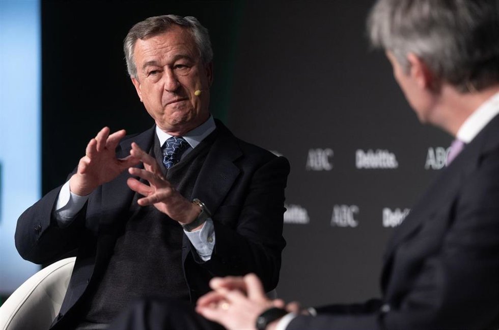 El CEO de Sabadell, César González-Bueno, durante el 32 Encuentro del Sector Financiero de Deloitte y ABC, en Madrid (España).