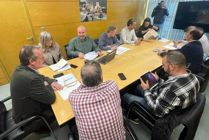 El consejero de Medio Rural y Política Agraria, Marcelino Marcos, preside la reunión del Consejo Agrario. Sede de la consejería. Easmu.