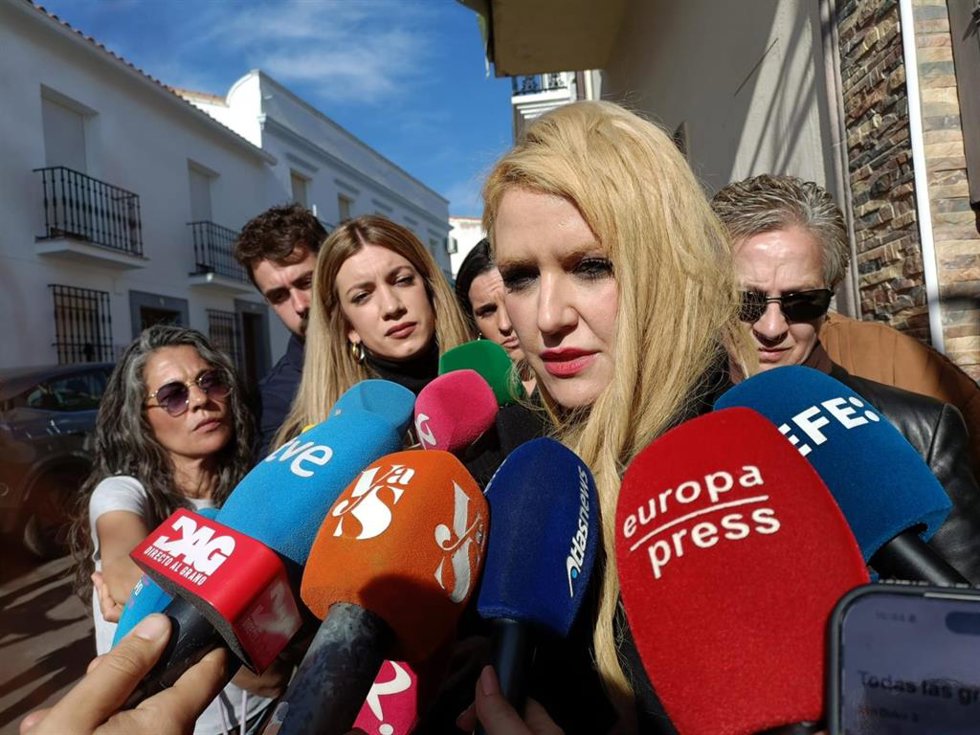 La abogada de la familia de Francisca Cadenas, Verónica Guerrero, en declaraciones a los medios de comunicación el pasado viernes.