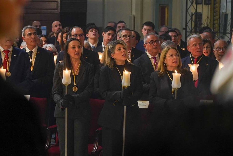 Celebración de la 'Salve Grande', uno de los actos litúrgicos más emblemáticos de la Cuaresma cartagenera