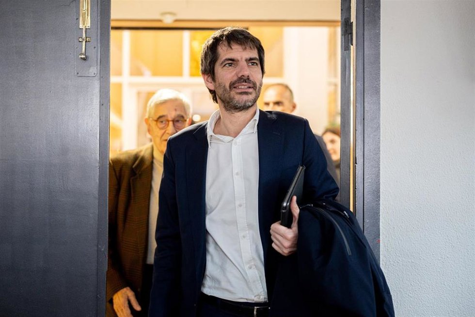 El ministro de Cultura, Ernest Urtasun, durante la presentación del libro Apuntes para un inventario de Carmen Martín Gaite en el Círculo de Bellas Artes, a 2 de marzo de 2026, en Madrid (España).