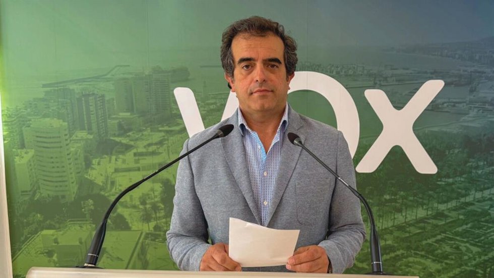 Archivo - El presidente de Vox Málaga, Antonio Sevilla, en una imagen de archivo