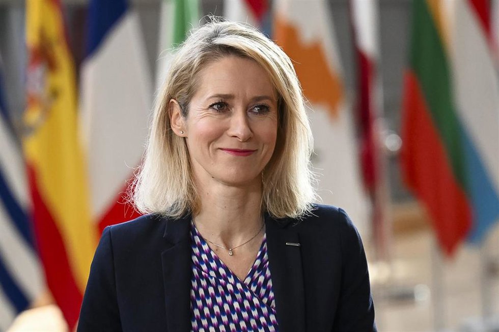  La Alta Representante de la Unión Europea para Política Exterior, Kaja Kallas.