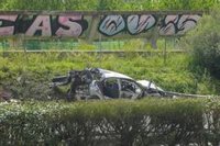 Segundo aniversario del accidente en la AP-4 en Los Palacios (Sevilla) con seis muertos, dos de ellos guardias civiles