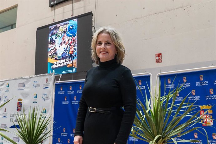 La diputada provincial de Deportes de la Diputación de Almería, María Luisa Cruz.