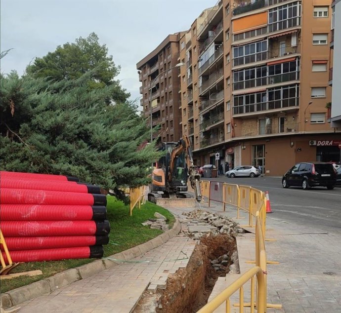 Obras de Endesa en Lleida