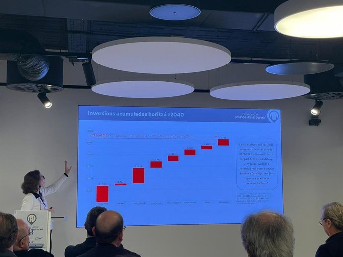 Presentació de l'informe sobre infraestructures