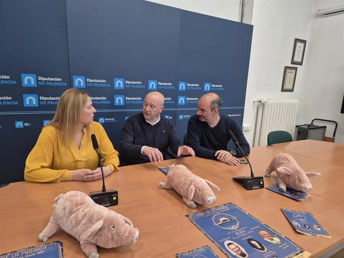 Presentación de la Feria de la Matanza de Villada en la Diputación de Palencia.