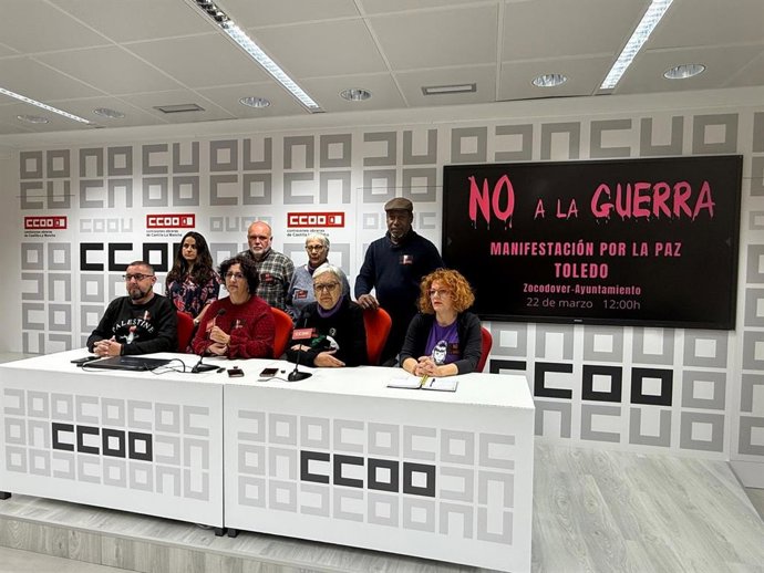 Plataforma ' No a la guerra' de Toledo.