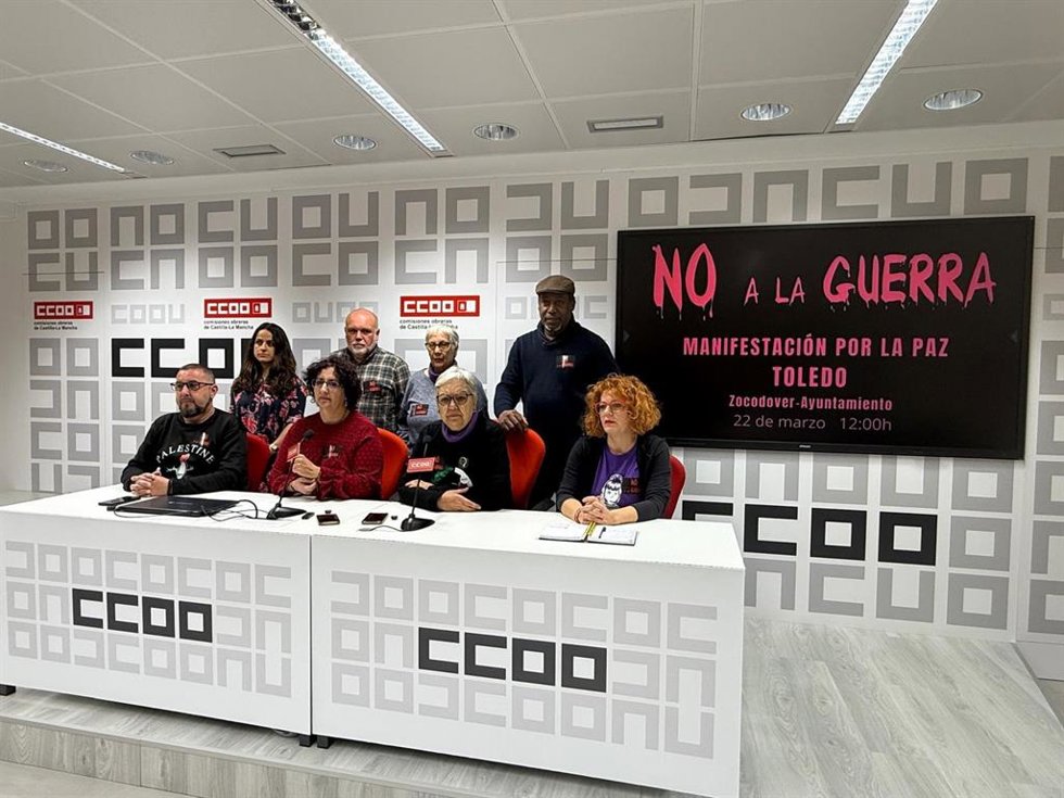 Plataforma ' No a la guerra' de Toledo.