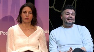 Rufián y Montero compartirán acto en Barcelona para reflexionar sobre el futuro
