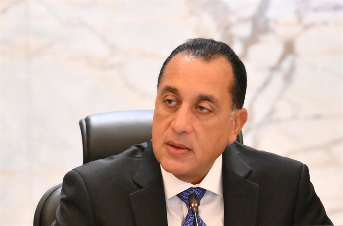 Archivo - El primer ministro egipcio, Mostafa Madbouly, durante una visita oficial en Rusia.