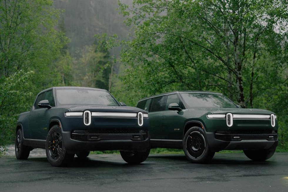 Archivo - Coches rivian