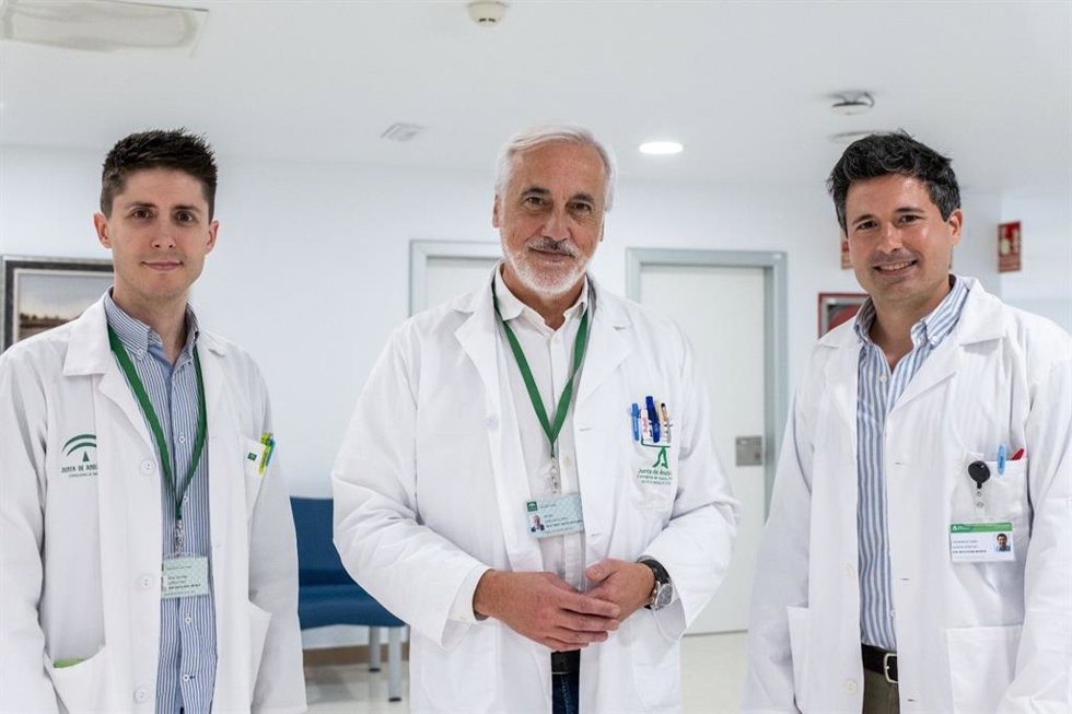 Responsables del servicio de Oncología del Hospital de Jaén.