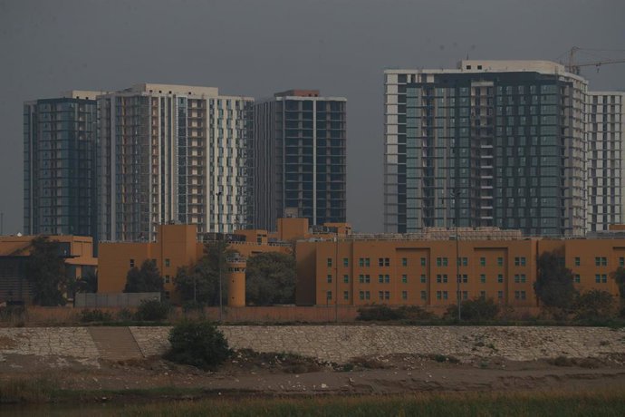Edificio de la Embajada de Estados Unidos en la capital de Irak, Bagdad (archivo)