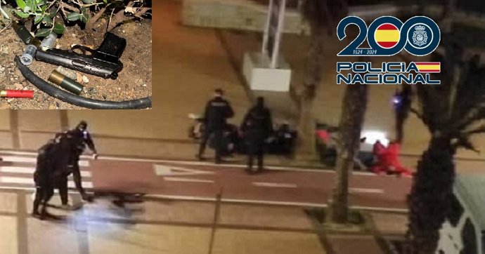 Policía Nacional frustra un ajuste de cuentas en Fuengirola al detener a tres personas e intervenir armas de fuego.