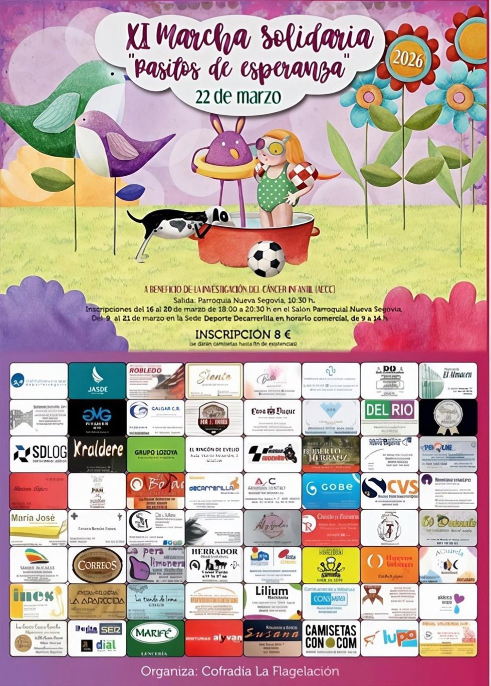 Cartel de la marcha.