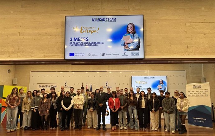 Un total de 40 jóvenes realizarán prácticas profesionales en empresas de Irlanda y Bélgica gracias a las Becas Cecam