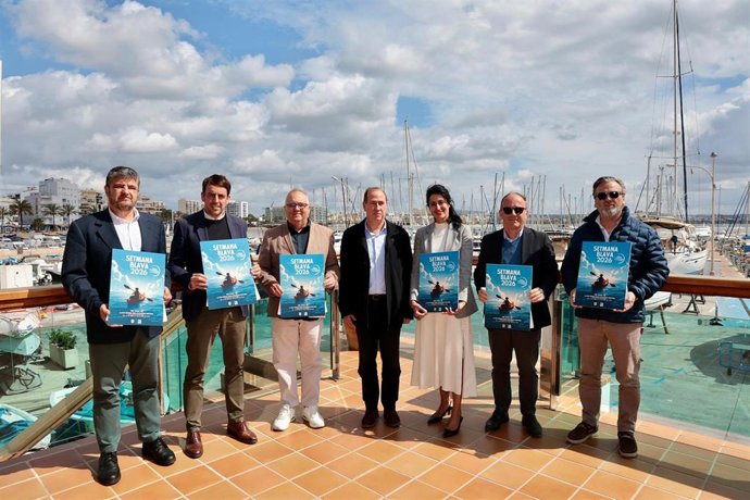 El conseller del Mar y del Ciclo del Agua, Juan Manuel Lafuente, presenta la II Setmana Blava.