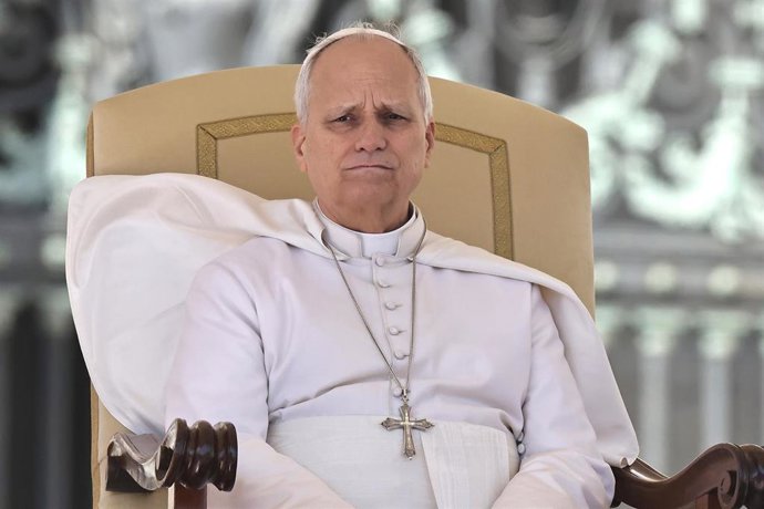 El Papa León XIV en una Audiencia General.