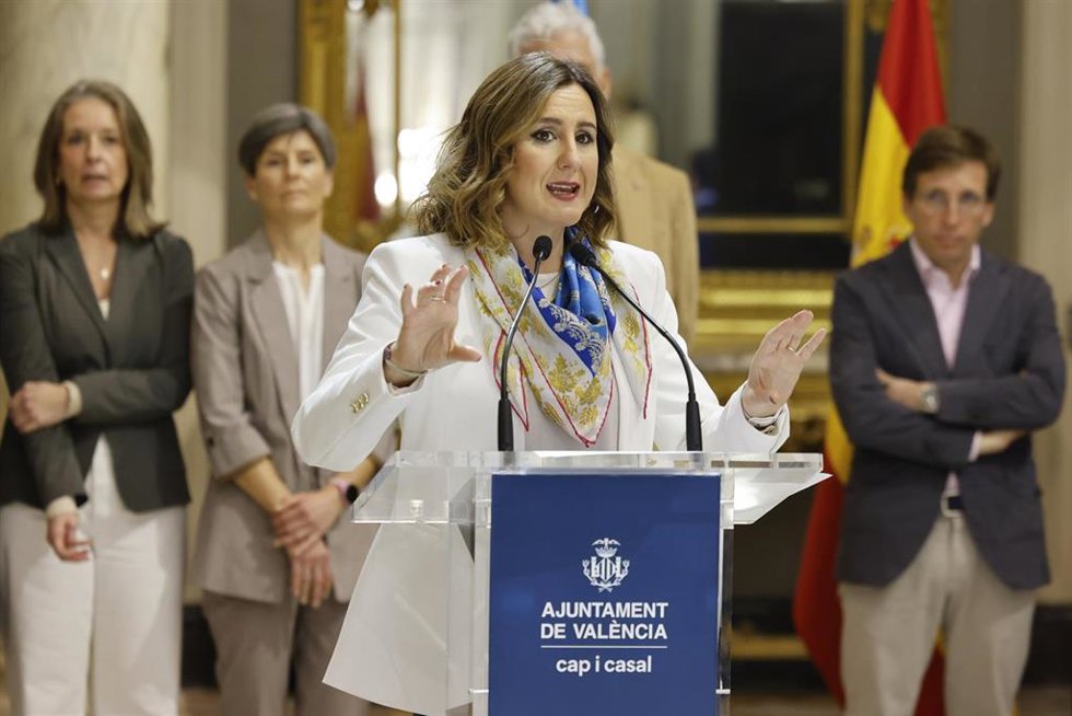 La alcaldesa de Valencia, María José Catalá, en una imagen de archivo
