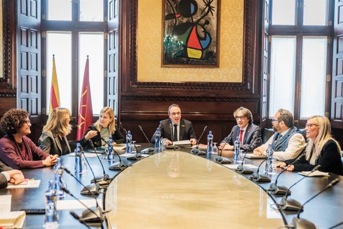 Reunión de la Mesa del Parlament