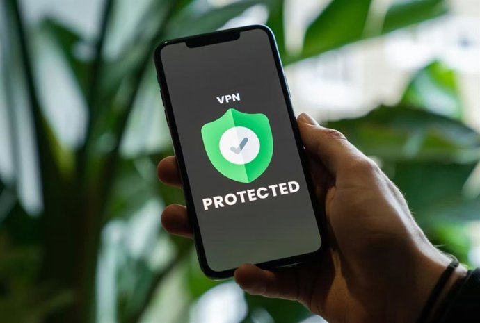 Recursos de um celular protegido por uma VPN