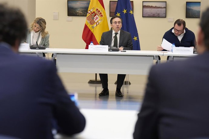 Asuntos Exteriores, Unión Europea y Cooperación, José Manuel Albares, ha preside la reunión anual de la Comisión Interministerial para África (CIMA) en la sede del Ministerio.