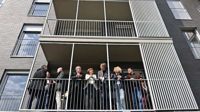 La consellera de Territorio, Vivienda y Transición Ecológica de la Generalitat, Sílvia Paneque, en un acto en Montgat