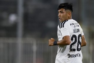 Futbol, Colo Colo vs Everton. Fecha 2, Liga de Primera 2026. El jugador de Colo Colo Diego Ulloa es fotografiado durante el partido de primera division contra Everton disputado en el estadio Monumental de Santiago, Chile. 07/02/2026 Andres