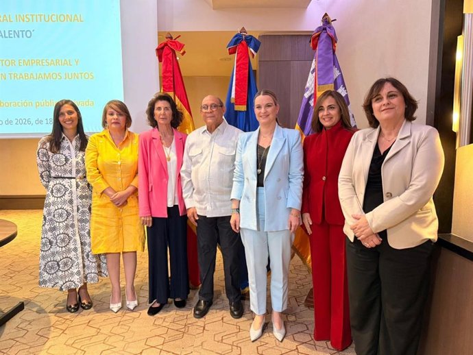 Marga Prohens participa en la Cumbre Empresarial Dominicana-Baleares, en República Dominicana.