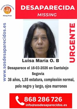 Buscan a una mujer de 38 años desaparecida desde el lunes en Cantalejo (Segovia)