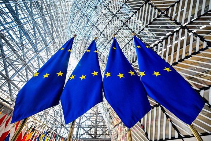 HANDOUT - 18 March 2026, Belgium, Brussels: A general view of the European Council ahead of an EU leaders summit. Photo: Frederic Sierakowski/European Council/dpa