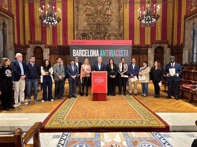Collboni presenta la campaña de Barcelona por el Día Internacional por la Eliminación de la Discriminación Racial