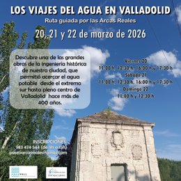 Cartel informativo sobre las actividades que organiza Aquavall con motivo del Día Mundial del Agua.