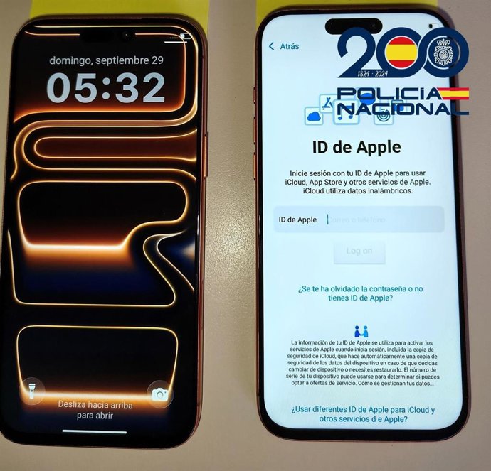 Imagen de los móviles falsificados