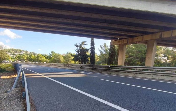 Tramo de la Ma-1 que estará cerrado por mantenimiento