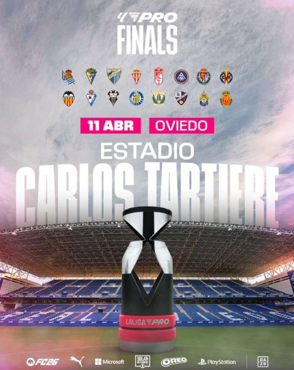 LaLiga FC Pro Final llega a Oviedo el próximo 11 de abril