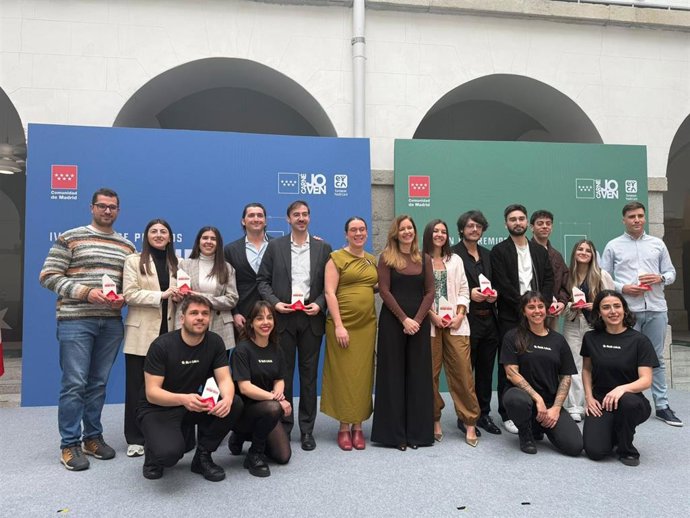 Entrega de los Premios de Emprendimiento del Carné Joven de la Comunidad de Madrid.