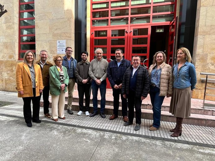 Representantes regionales y locales del PP de Asturias.