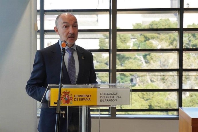 El delegado del Gobierno en Aragón, Fernando Beltrán.